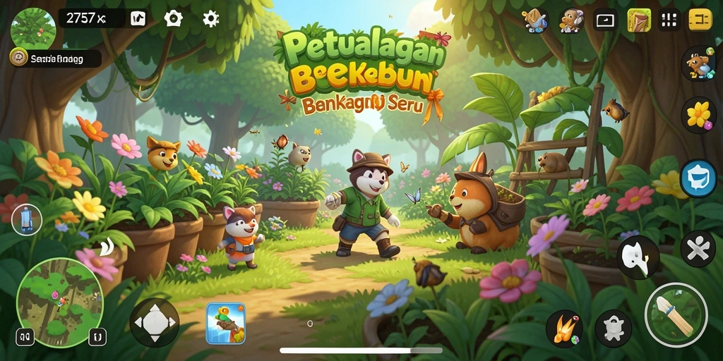 Tampilan gameplay Farming yang seru dan interaktif.