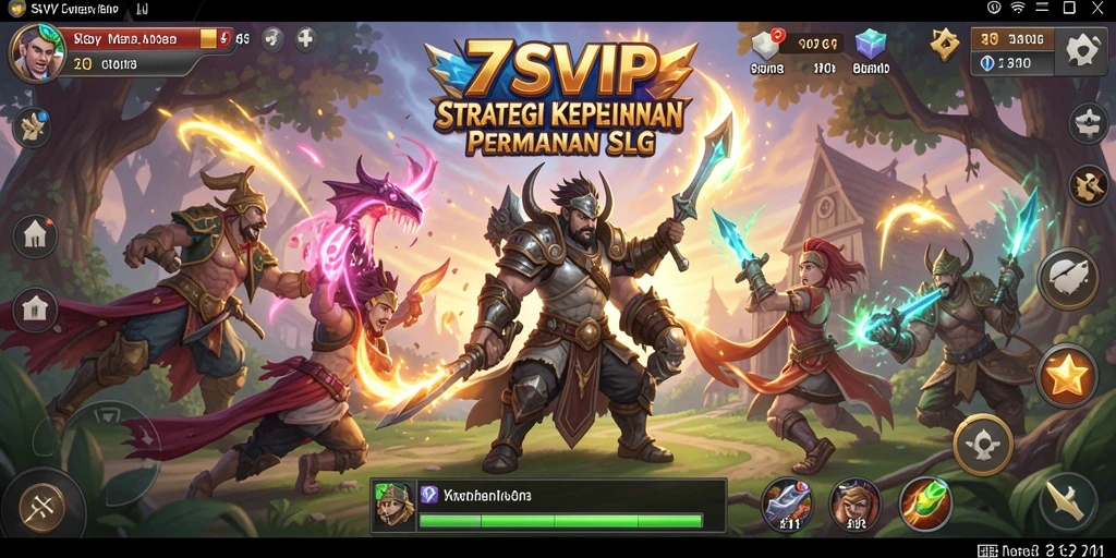 Tampilan gameplay SLG yang seru dan menantang di 7SVIP.