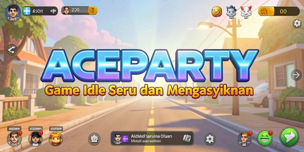 Tampilan gameplay menarik dari ACEPARTY yang penuh aksi.