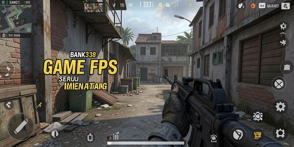 Tampilan gameplay BANK338 yang mendebarkan dalam pertempuran FPS.