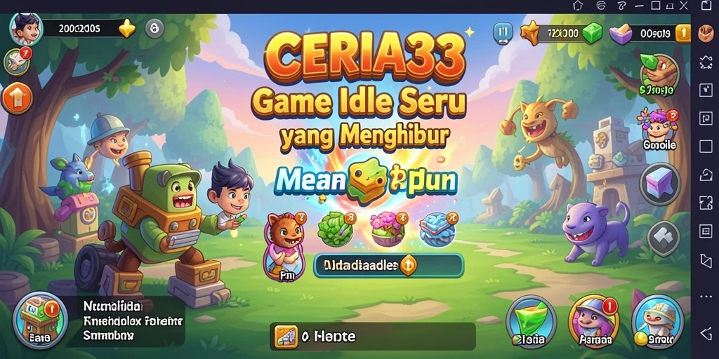 Tampilan gameplay CERIA33 yang menarik dan interaktif.