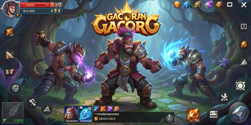 Screenshot permainan GACOR88 menampilkan aksi petualangan yang mendebarkan.