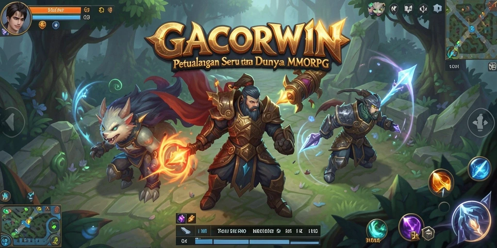 Tampilan dinamis dari gameplay GACORWIN yang mengasyikkan.