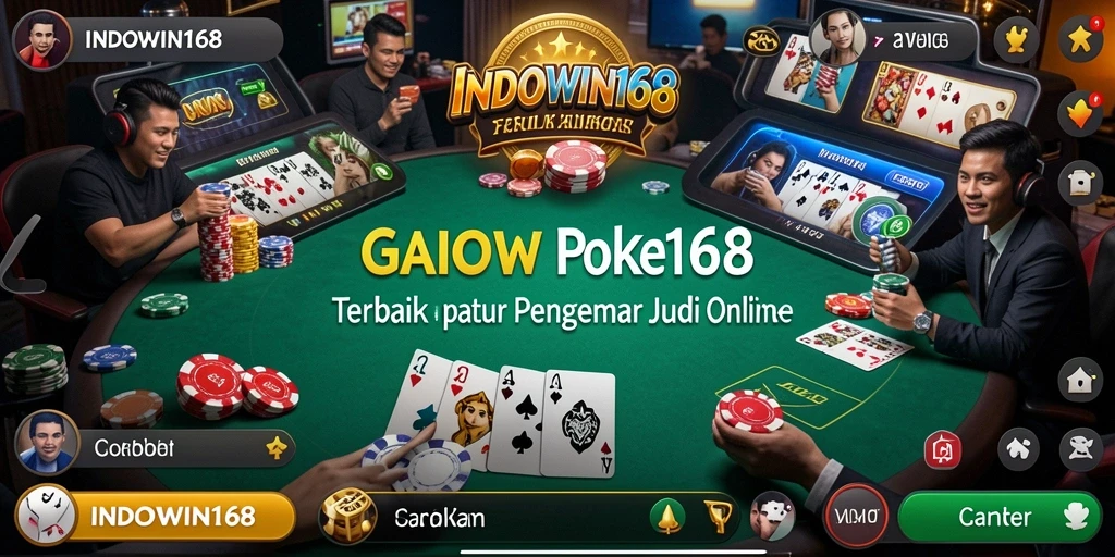 Gameplay poker yang seru dan menarik di INDOWIN168.