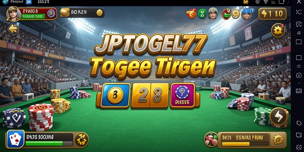 Tampilan antarmuka gameplay yang menarik dan interaktif di JPTOGEL77.