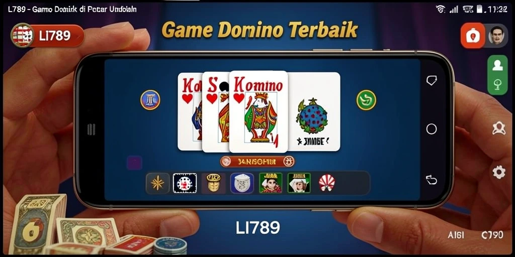 Tampilan menarik dan gameplay seru dalam game Domino.