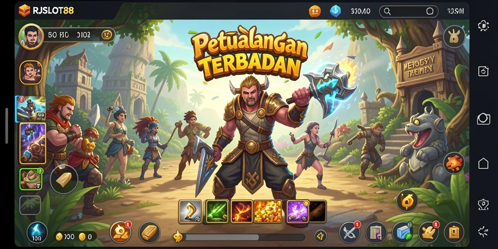 Screenshot RJSLOT88 menampilkan dunia terbuka yang indah dan mendetail.