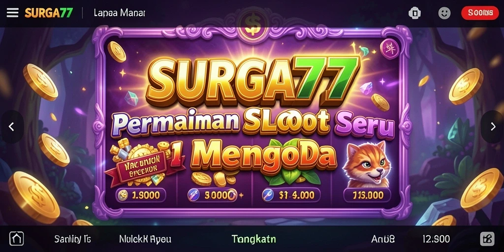 Tampilan menarik dari gameplay Slot SURGA77 yang seru.