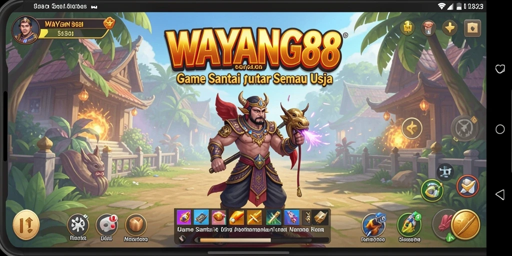 Tampilan gameplay <strong>WAYANG88</strong> yang seru dan menghibur.